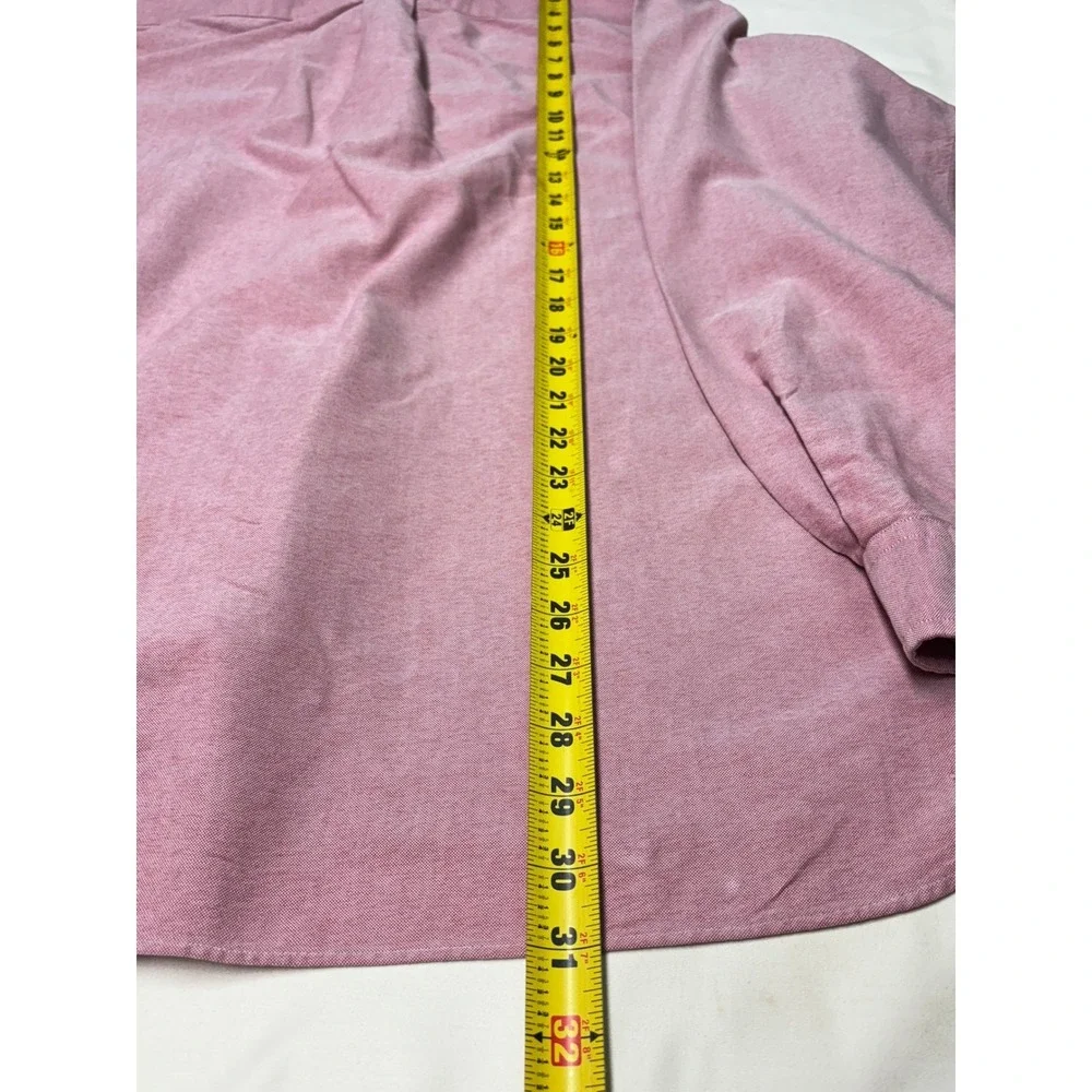 Ralph Lauren Mens XL Classic Fit Long Sleeve Button Down Shirt Red‎